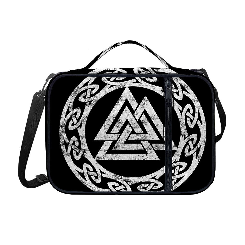 Viking Valhalla Symbol Print Shoulder Strap Bible Bag