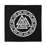 Viking Valhalla Symbol Print Silk Bandana