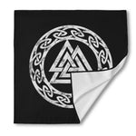 Viking Valhalla Symbol Print Silk Bandana