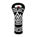 Viking Valhalla Symbol Print Single Neoprene Wine Tote