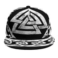 Viking Valhalla Symbol Print Snapback Cap
