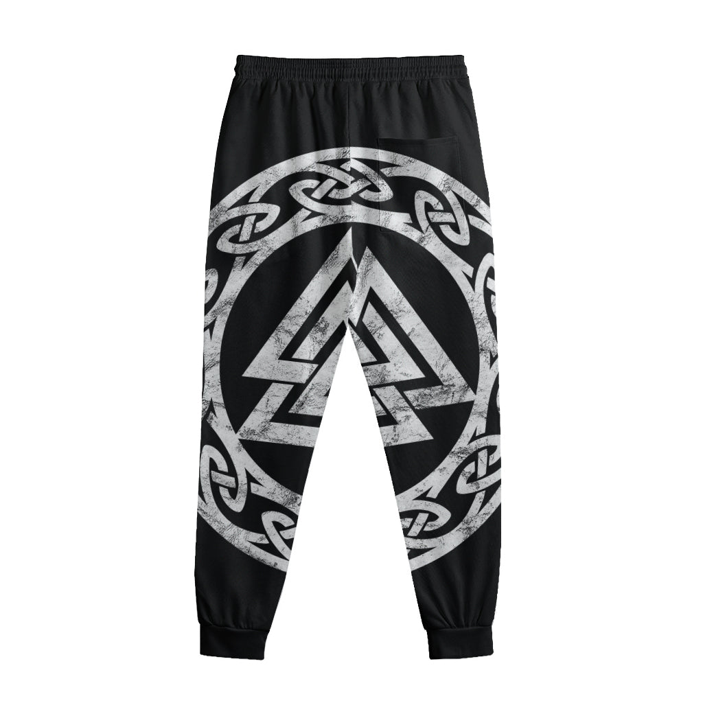 Viking Valhalla Symbol Print Sweatpants
