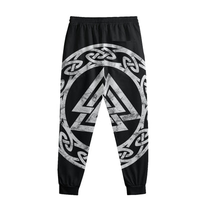 Viking Valhalla Symbol Print Sweatpants