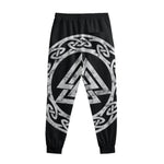 Viking Valhalla Symbol Print Sweatpants