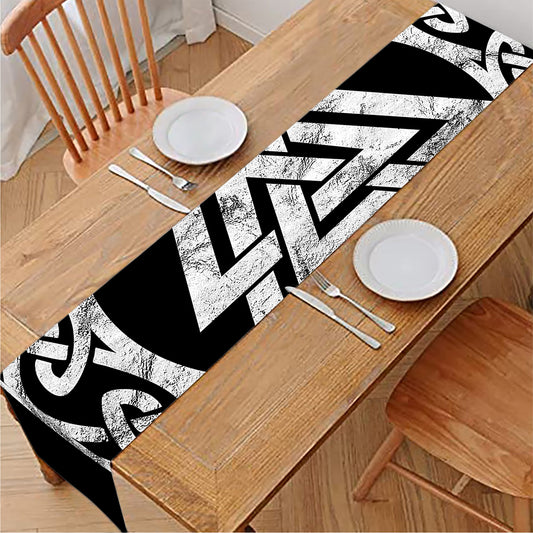 Viking Valhalla Symbol Print Table Runner