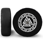Viking Valhalla Symbol Print Tire Cover With Camera Hole