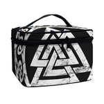 Viking Valhalla Symbol Print Travel Makeup Bag