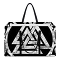 Viking Valhalla Symbol Print Utility Tote Bag