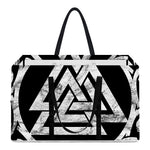 Viking Valhalla Symbol Print Utility Tote Bag