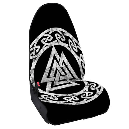 Viking Valhalla Symbol Print Waterproof Car Seat Cover