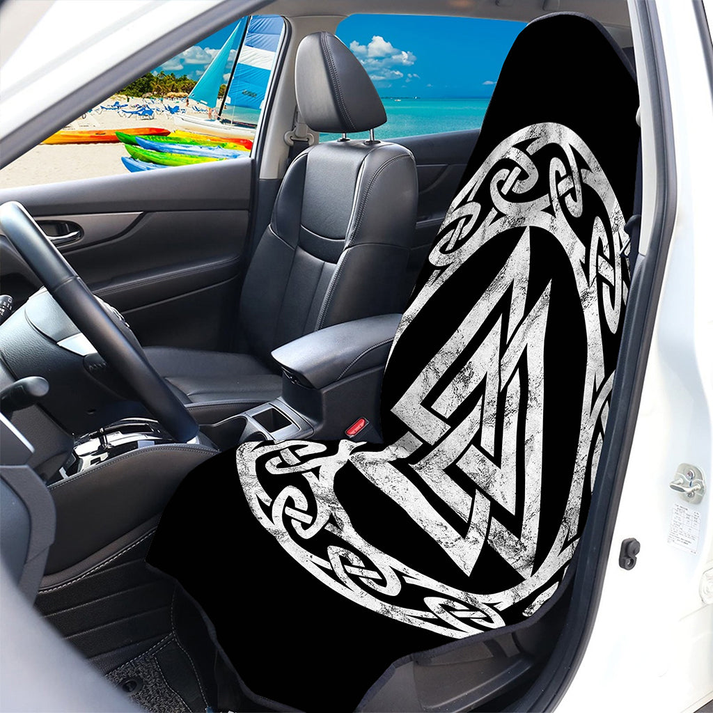 Viking Valhalla Symbol Print Waterproof Car Seat Cover