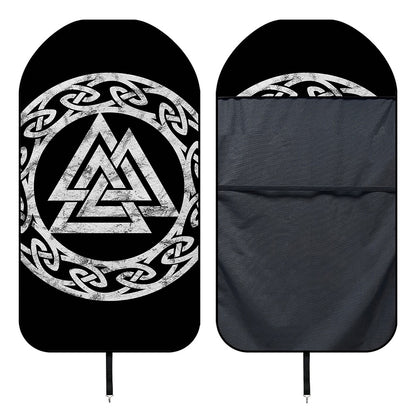 Viking Valhalla Symbol Print Waterproof Car Seat Cover