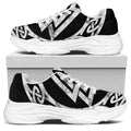 Viking Valhalla Symbol Print White Chunky Shoes