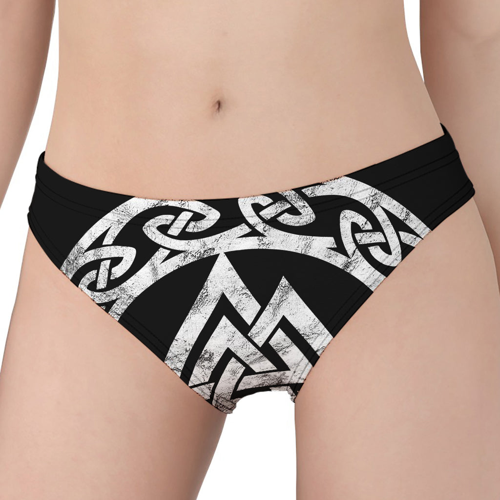 Viking Valhalla Symbol Print Women's Panties
