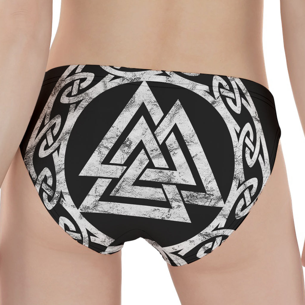 Viking Valhalla Symbol Print Women's Panties