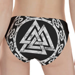 Viking Valhalla Symbol Print Women's Panties
