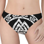 Viking Valhalla Symbol Print Women's Thong