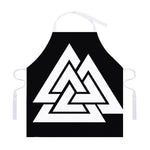 Viking Valknut Symbol Print Adjustable Apron