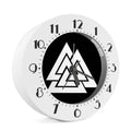 Viking Valknut Symbol Print Alarm Clock
