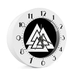 Viking Valknut Symbol Print Alarm Clock