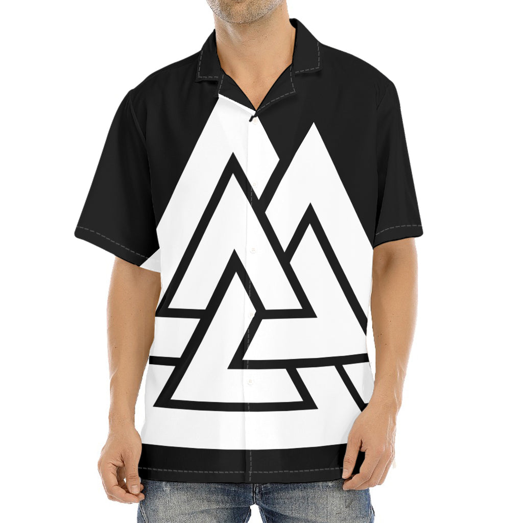 Viking Valknut Symbol Print Aloha Shirt