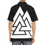 Viking Valknut Symbol Print Aloha Shirt