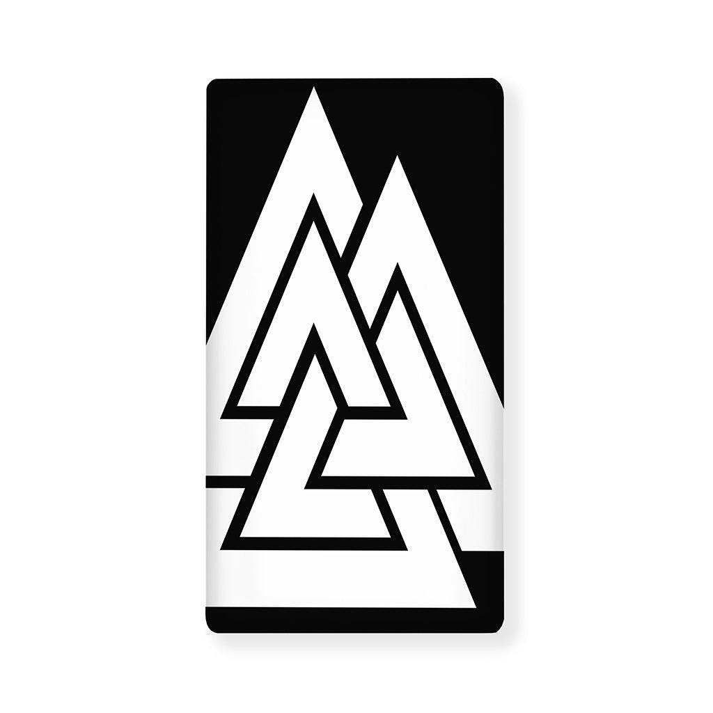 Viking Valknut Symbol Print Baby Crib Sheet