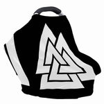 Viking Valknut Symbol Print Baby Seat Cover