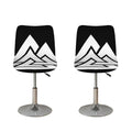 Viking Valknut Symbol Print Bar Stool Covers