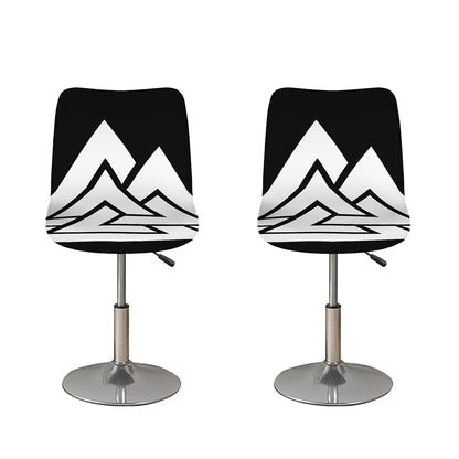Viking Valknut Symbol Print Bar Stool Covers