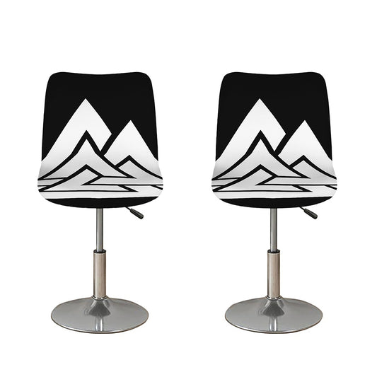 Viking Valknut Symbol Print Bar Stool Covers