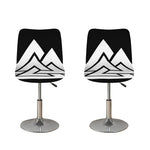Viking Valknut Symbol Print Bar Stool Covers