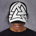 Viking Valknut Symbol Print Baseball Cap