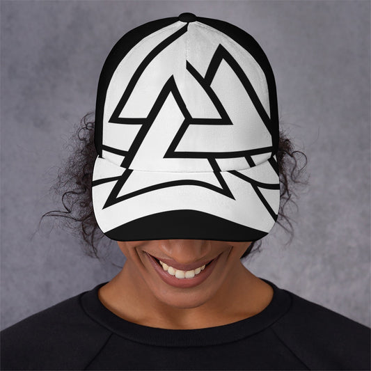Viking Valknut Symbol Print Baseball Cap