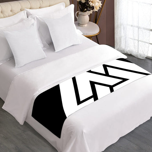 Viking Valknut Symbol Print Bed Runner
