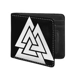Viking Valknut Symbol Print Bifold Wallet