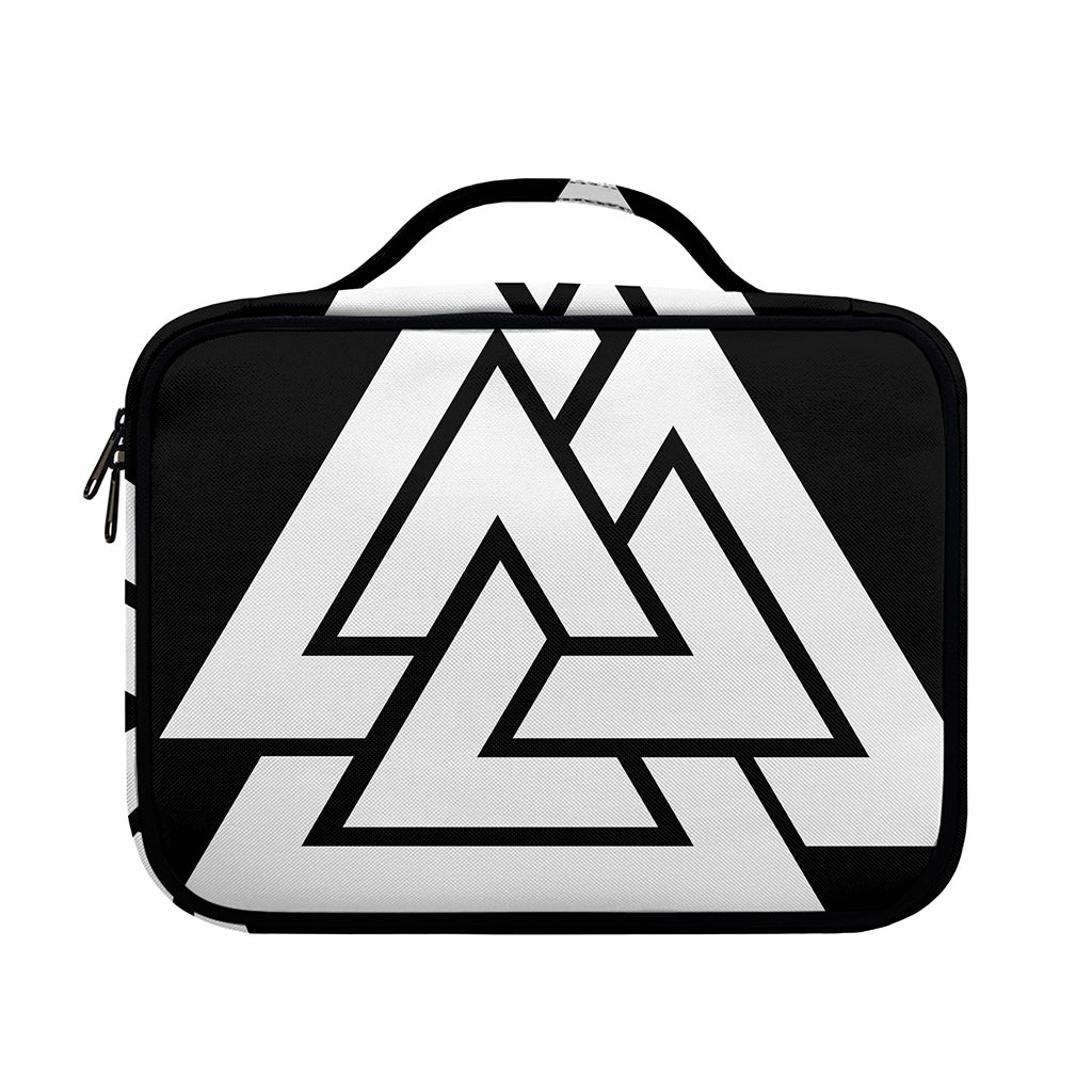 Viking Valknut Symbol Print Briefcase Bible Bag