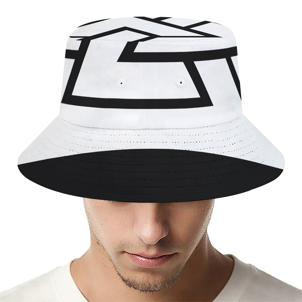 Viking Valknut Symbol Print Bucket Hat