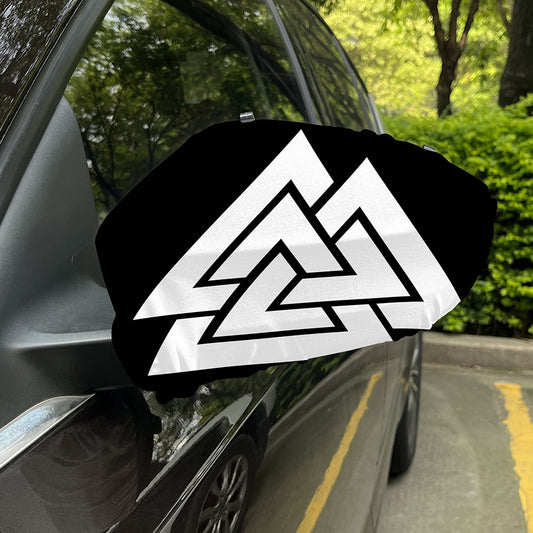 Viking Valknut Symbol Print Car Side Mirror Covers