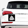 Viking Valknut Symbol Print Car Sticker