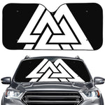 Viking Valknut Symbol Print Car Windshield Sun Shade