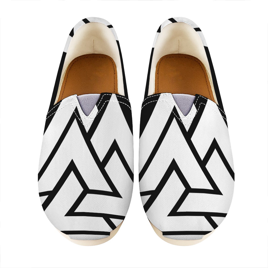 Viking Valknut Symbol Print Casual Shoes