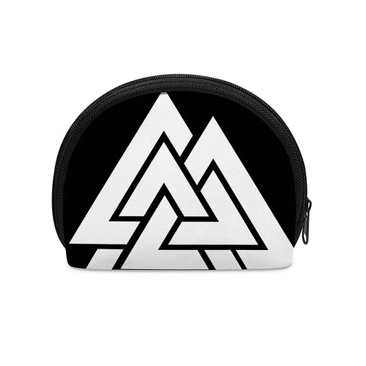 Viking Valknut Symbol Print Coin Purse