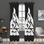 Viking Valknut Symbol Print Curtain