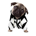 Viking Valknut Symbol Print Dog Zip Up Hoodie