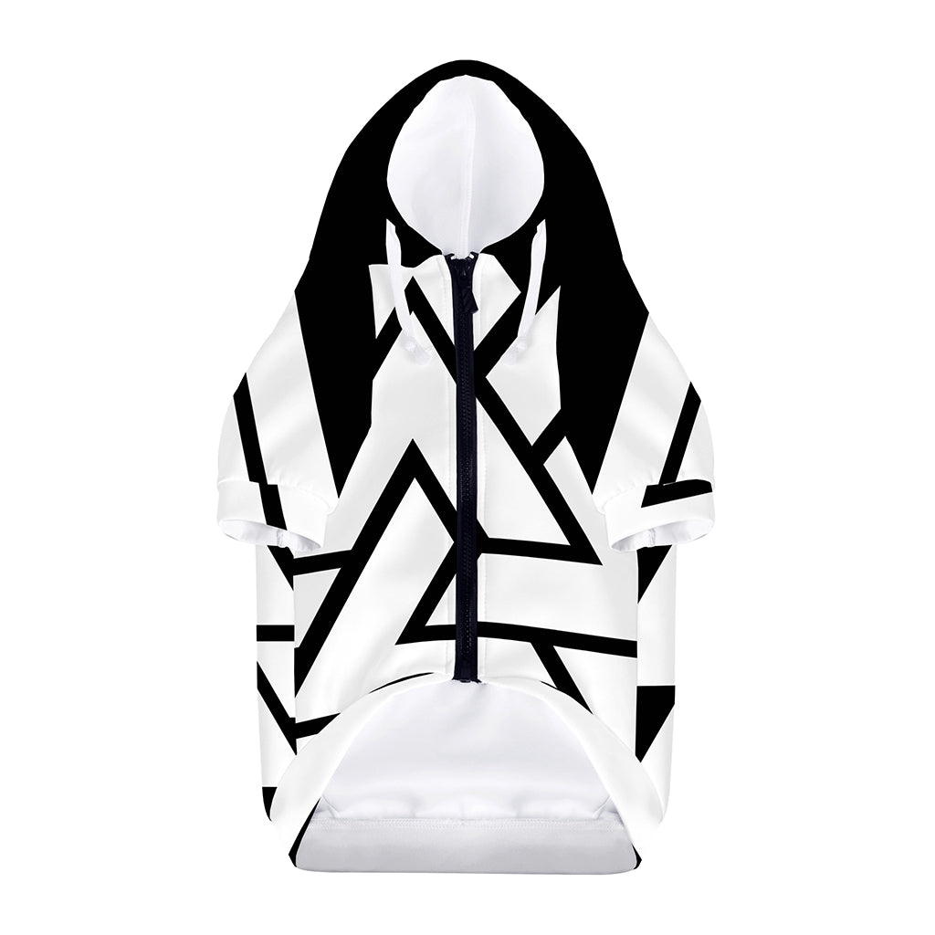 Viking Valknut Symbol Print Dog Zip Up Hoodie