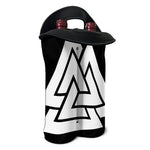 Viking Valknut Symbol Print Double Neoprene Wine Tote