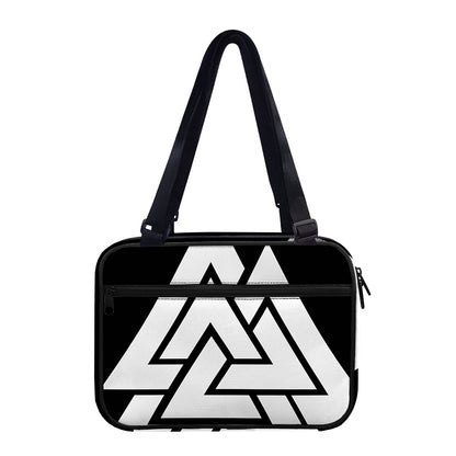 Viking Valknut Symbol Print Double Strap Bible Bag