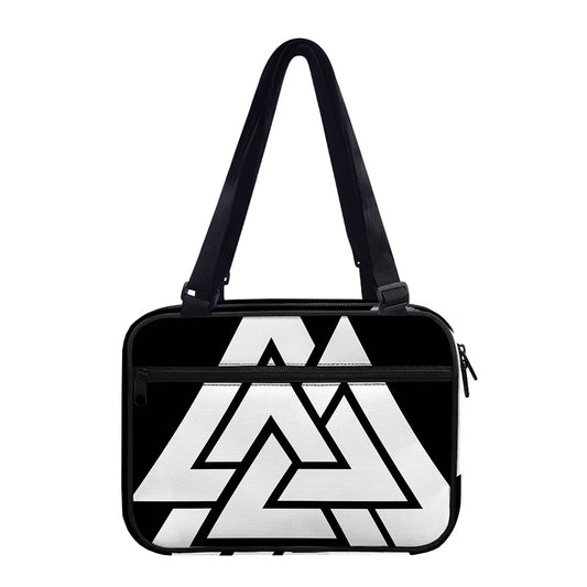 Viking Valknut Symbol Print Double Strap Bible Bag