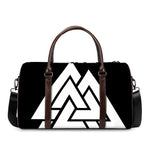 Viking Valknut Symbol Print Duffle Bag